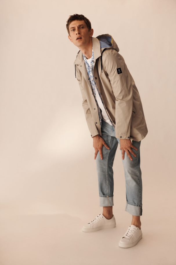 Digel Trench beige digel sfoderato con cappuccio staccabile Negozio online di fabbrica