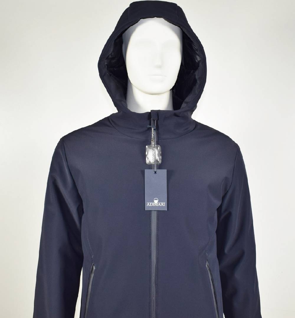 Adimari Giacca sportiva a fondo dritto con cappuccio adimari Shopping online
