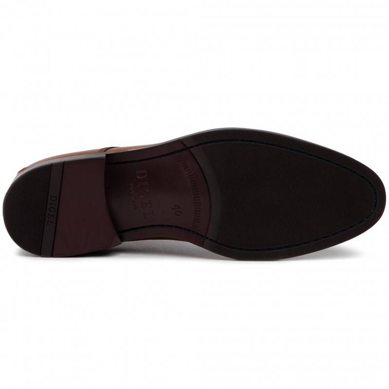 Digel Scarpa modello derby digel color cognac in vera pelle Latest fashion
