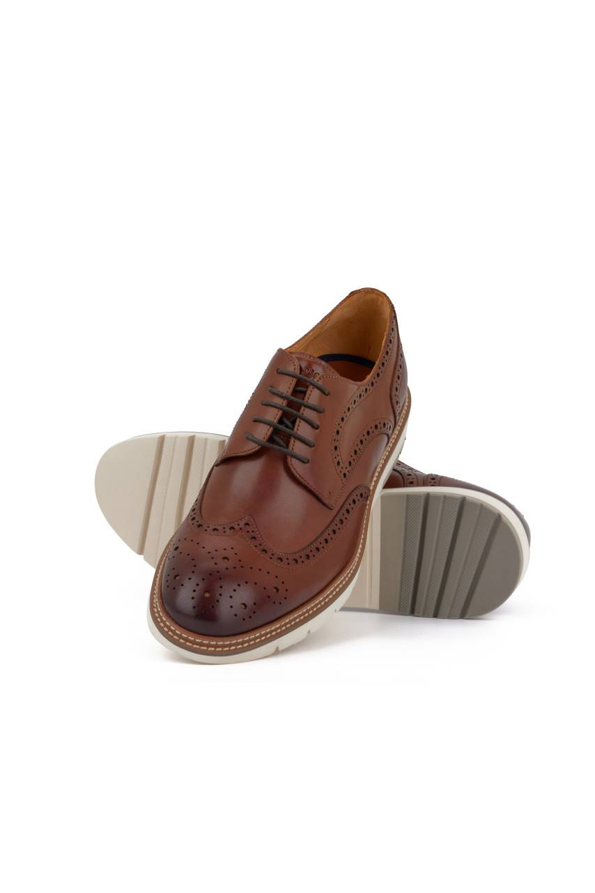 Digel Scarpa francesina all'inglese digel marrone fondo gomma Offerte esclusive