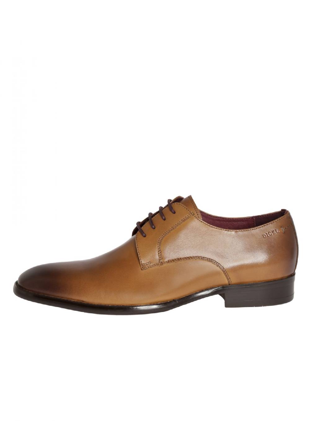 Digel Scarpa stringata digel color cognac in vera pelle Lightning offer