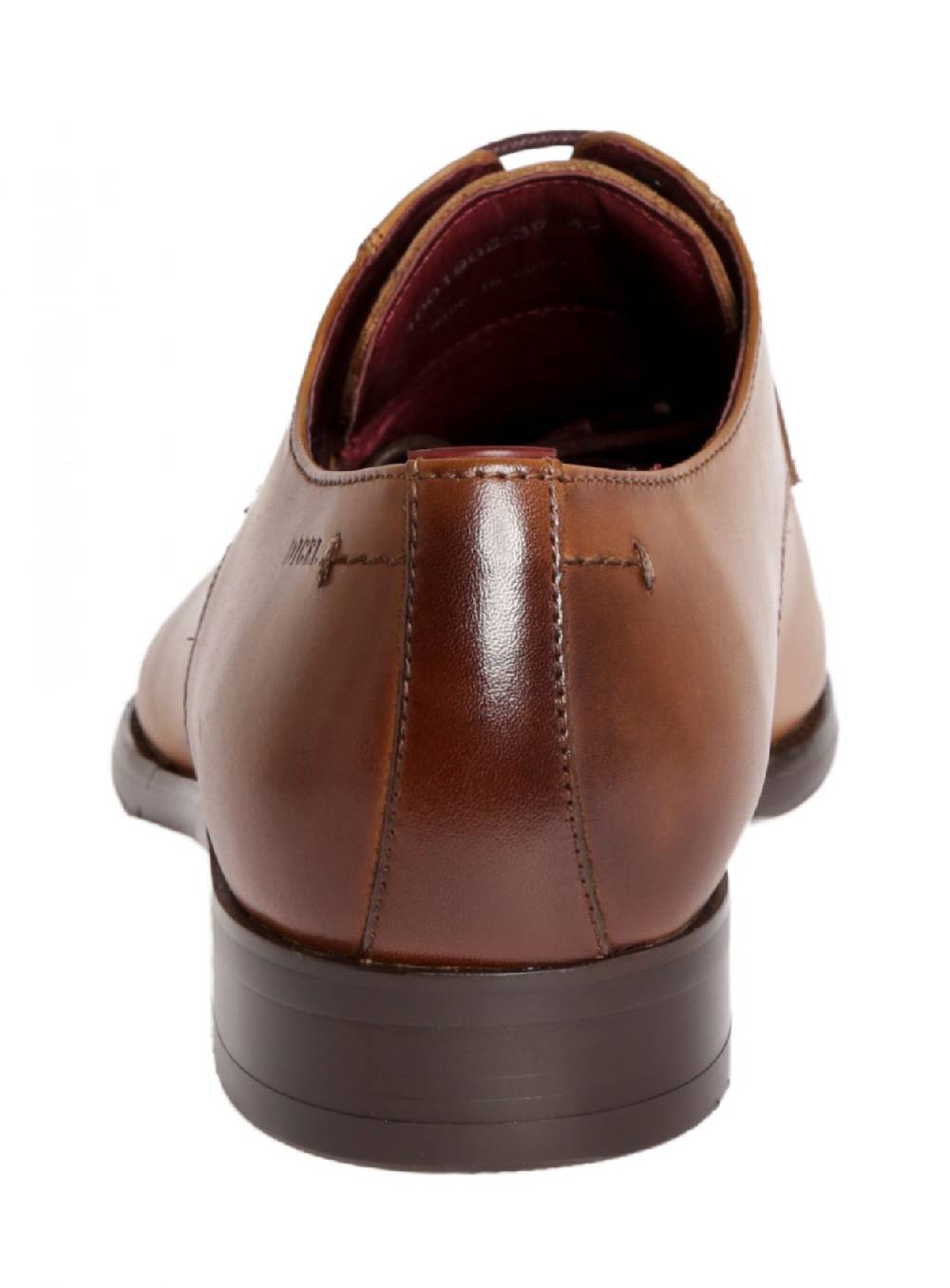 Digel Scarpa stringata digel color cognac in vera pelle Lightning offer