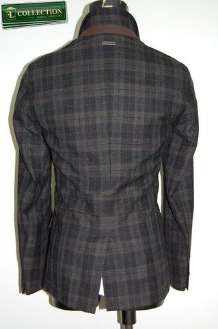 John Barritt Giacca lana slim fit con paravento John Barritt Ritorno libero