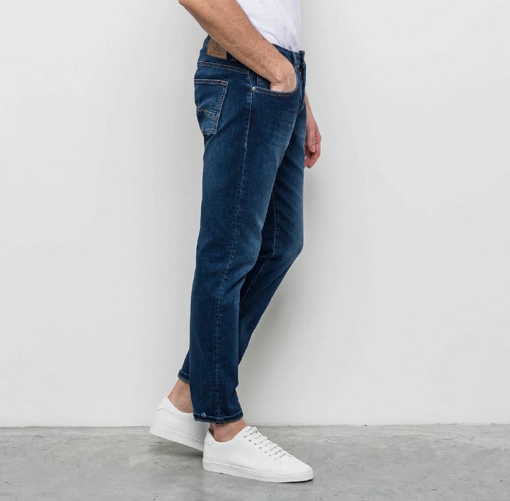 MCS Jeans mcs neon blu denim lavaggio leggero Rilascio limitato
