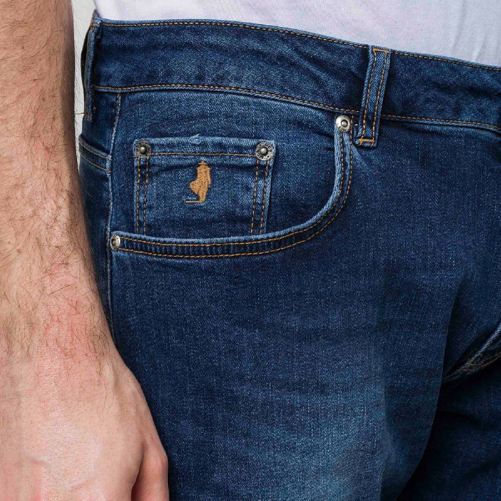 MCS Jeans mcs neon blu denim lavaggio leggero Rilascio limitato