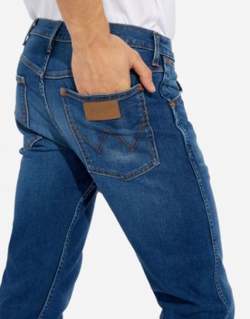 Wrangler Jeans wrangler slim fit a vita alta denim stretch ACQUISTA ORA