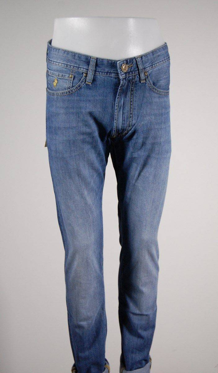 MCS Jeans mcs denim chiaro stone wash slim fit lunghezza 36 Fino al 50% di sconto