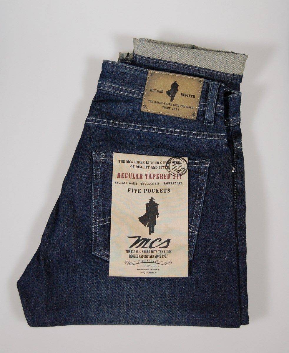 MCS Jeans denim stretch cinque tasche mcs lavaggio medium wash Fino al 60% di sconto