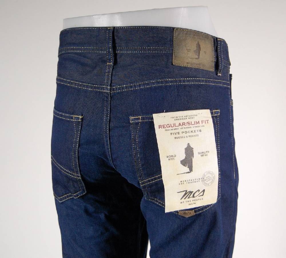 MCS Jeans mcs blu lavato stone wash lunghezza L36 Fino al 65% di sconto