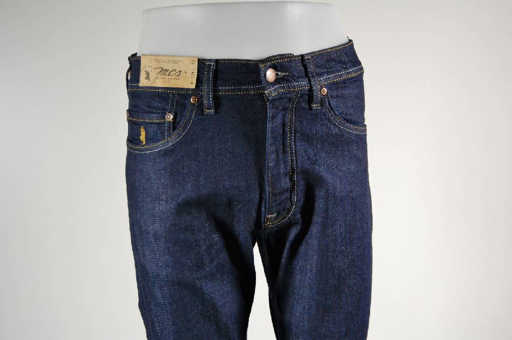 MCS Jeans uomo marlboro classics mcs blu denim elasticizzato Sostegno trimestrale