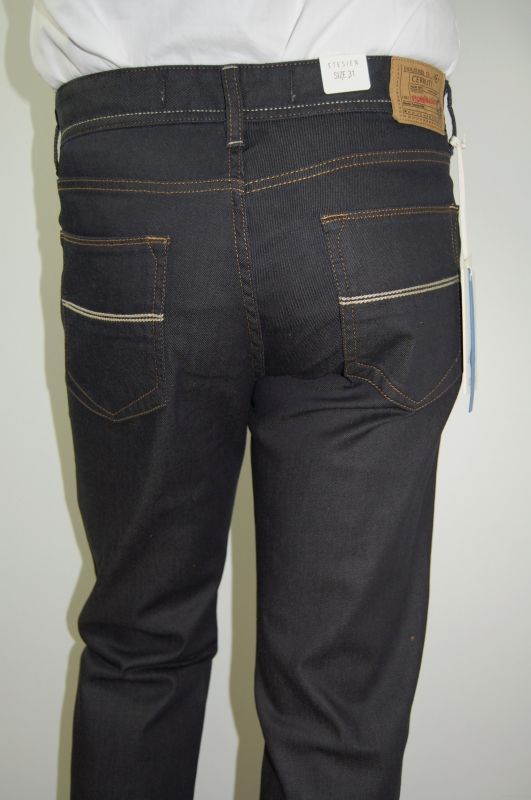 Cerruti 1881 Jeans uomo denim stretch cerruti 1881 nero 50% di sconto con spedizione gratuita