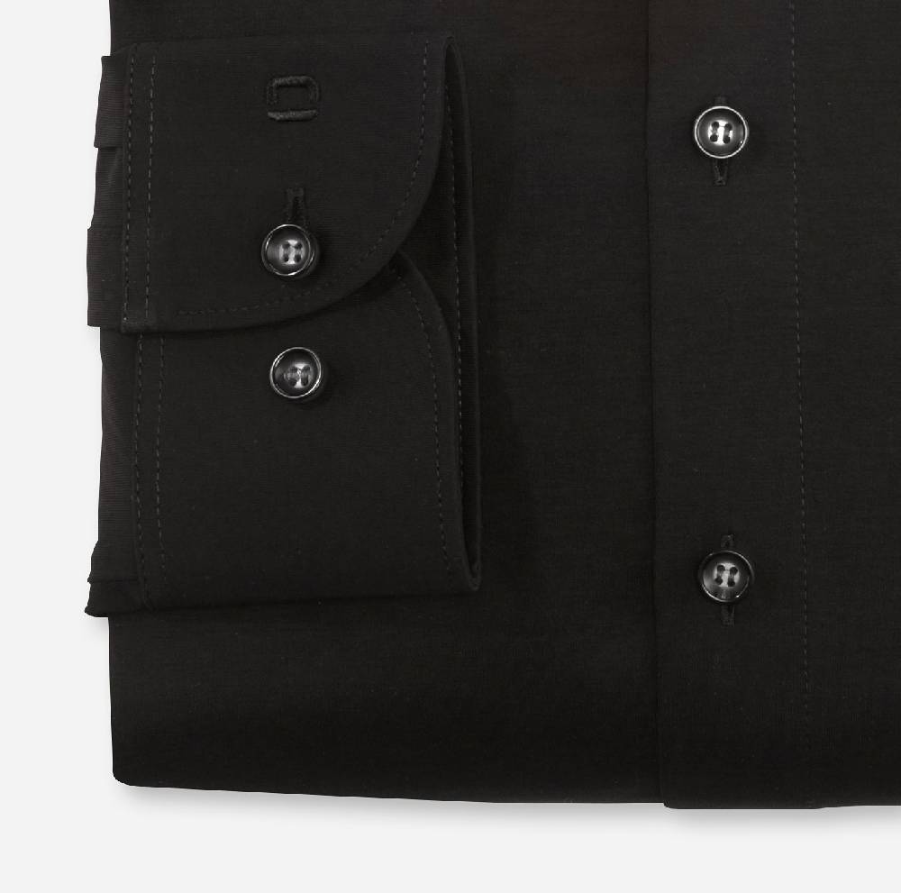 Olymp Camicia olymp nera in jersey super slim fit Officina