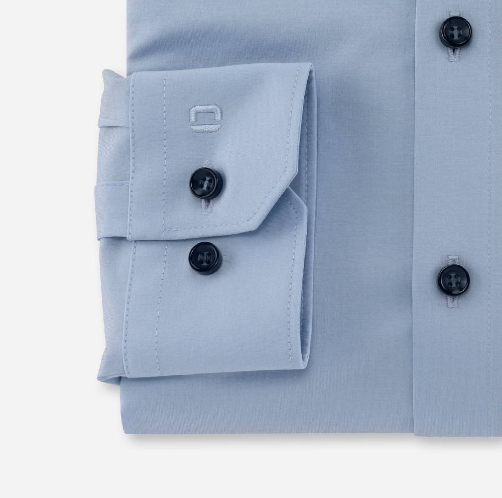 Olymp Camicia olymp celeste in jersey super slim fit Limitato a 3 giorni