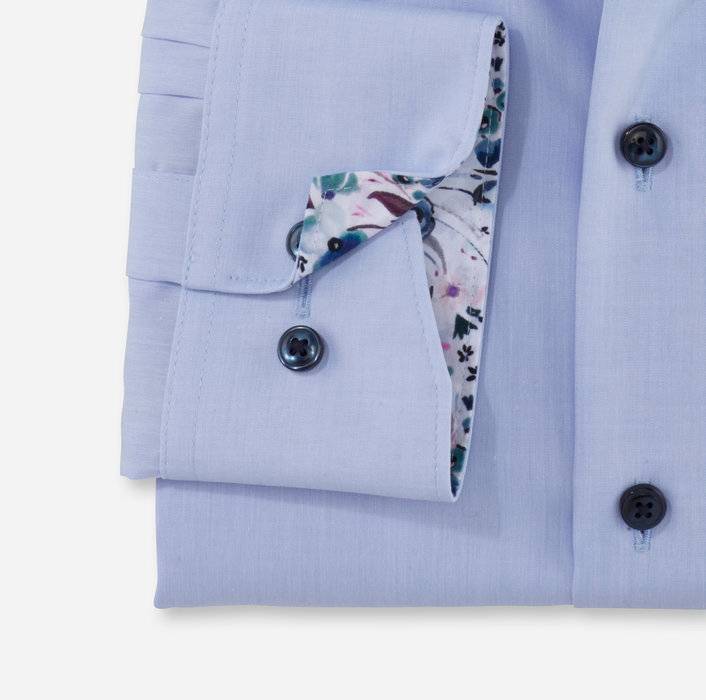 Olymp Camicia celeste olymp luxor puro cotone facile stiro Negozi Online