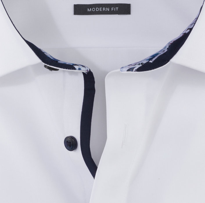 Olymp Camicia bianca olymp luxor puro cotone facile stiro Consegna Veloce