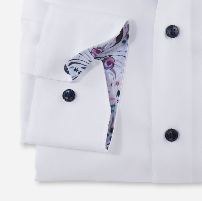 Olymp Camicia bianca olymp luxor puro cotone facile stiro Consegna Veloce