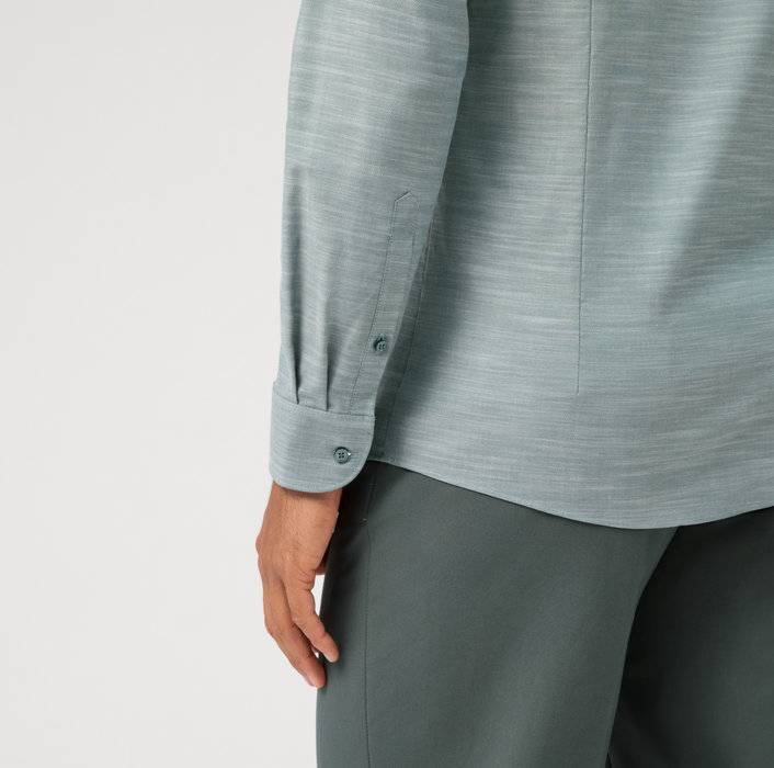 Olymp Camicia olymp verde level five slim fit cotone stretch Presa