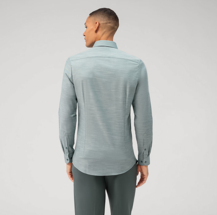 Olymp Camicia olymp verde level five slim fit cotone stretch Presa