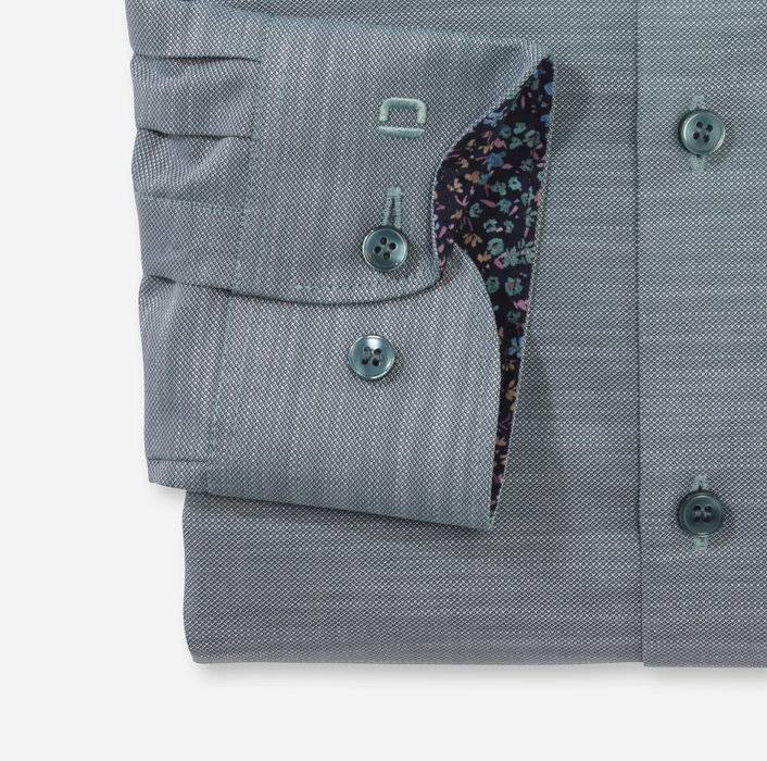 Olymp Camicia olymp verde level five slim fit cotone stretch Presa