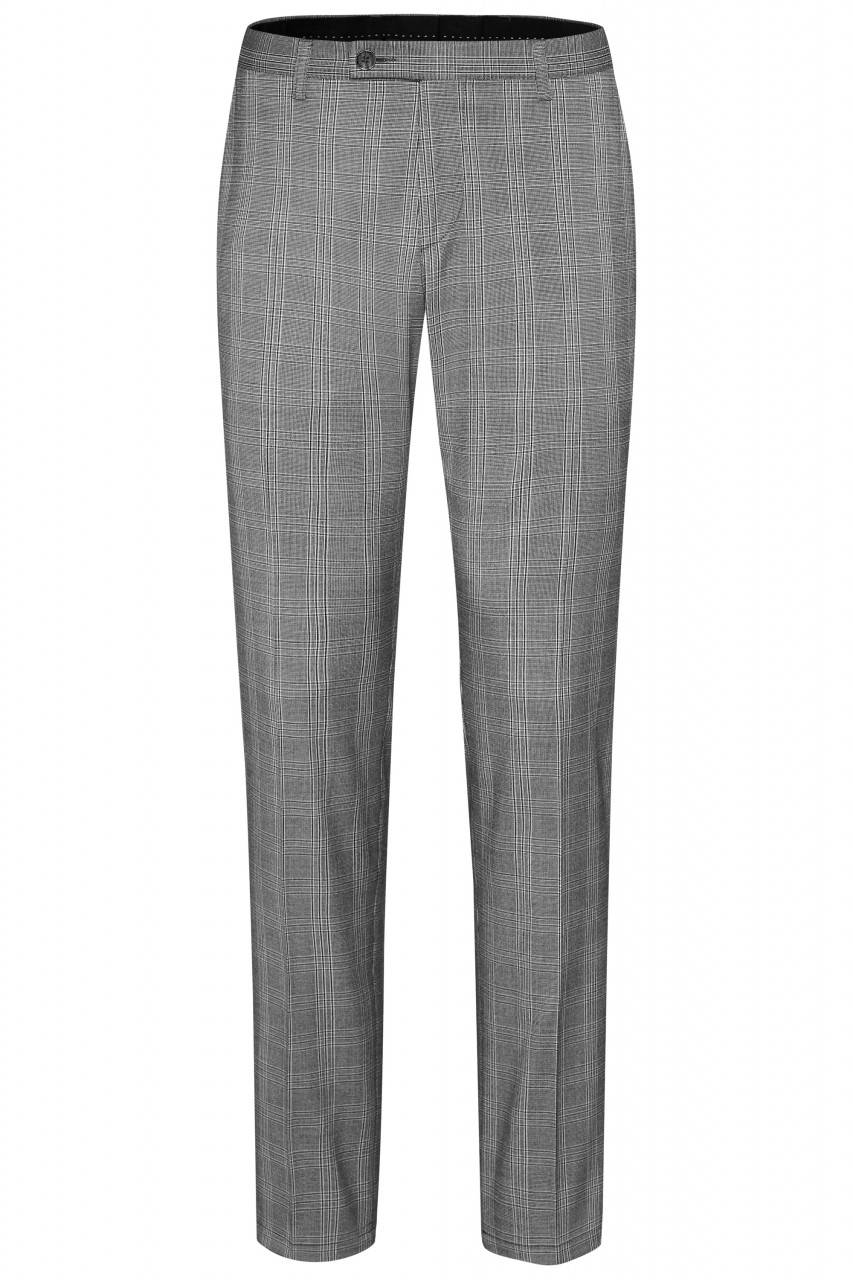 Digel Move Pantalone grigio a quadri digel extra slim fit Economico
