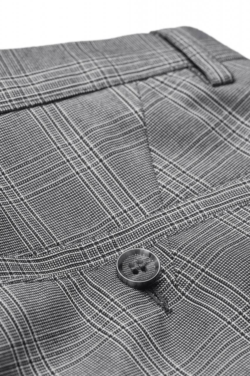 Digel Move Pantalone grigio a quadri digel extra slim fit Economico