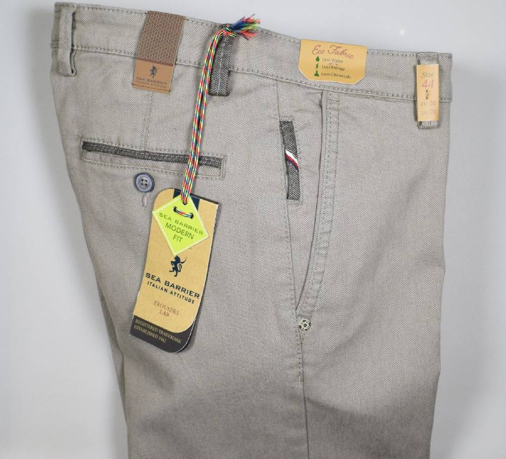 Sea Barrier Pantalone sea barrier beige cotone tinto filo stretch Hotsell