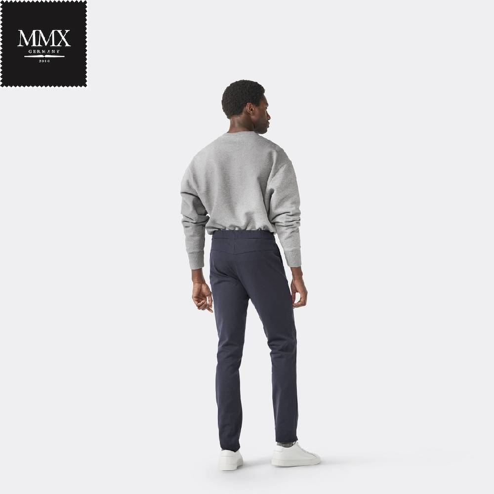 MMX Germany Pantalone mmx jogger blu slim fit in jersey Negozio