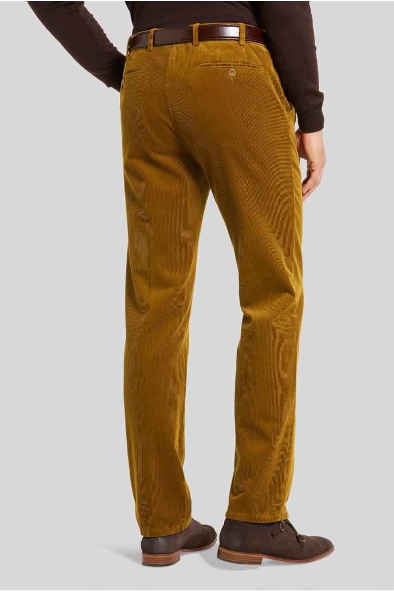 Meyer Pantalone cognac meyer in velluto a coste luxury modern fit Nuova