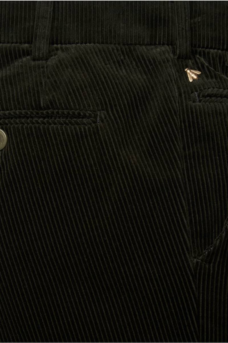 Meyer Pantalone verde scuro meyer in velluto a coste luxury modern fit Moda