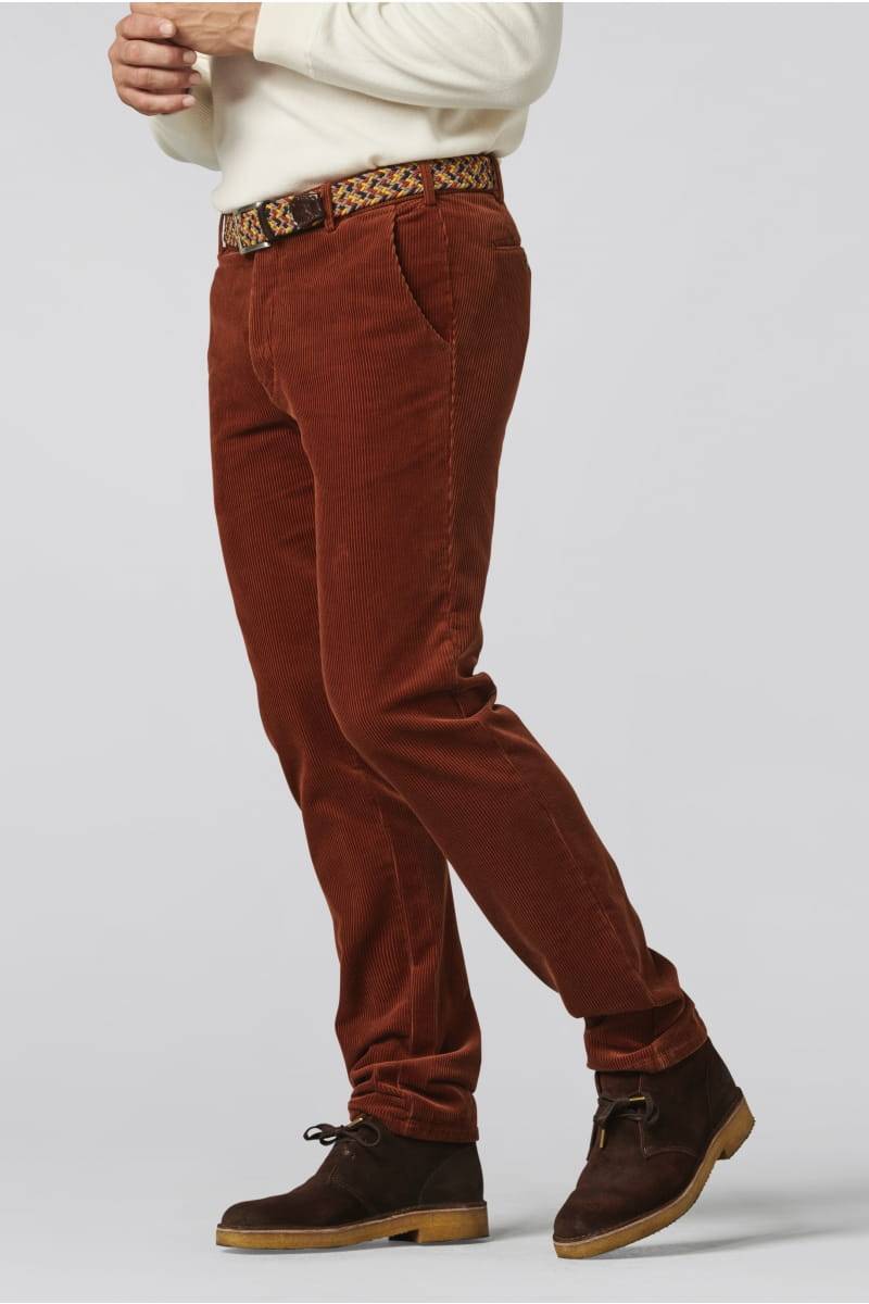 Meyer Pantalone ruggine meyer in velluto a coste luxury modern fit Spedizione gratuita