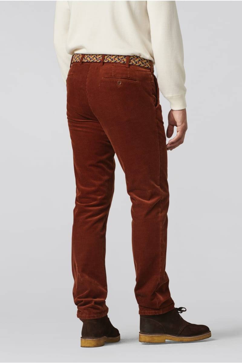 Meyer Pantalone ruggine meyer in velluto a coste luxury modern fit Spedizione gratuita