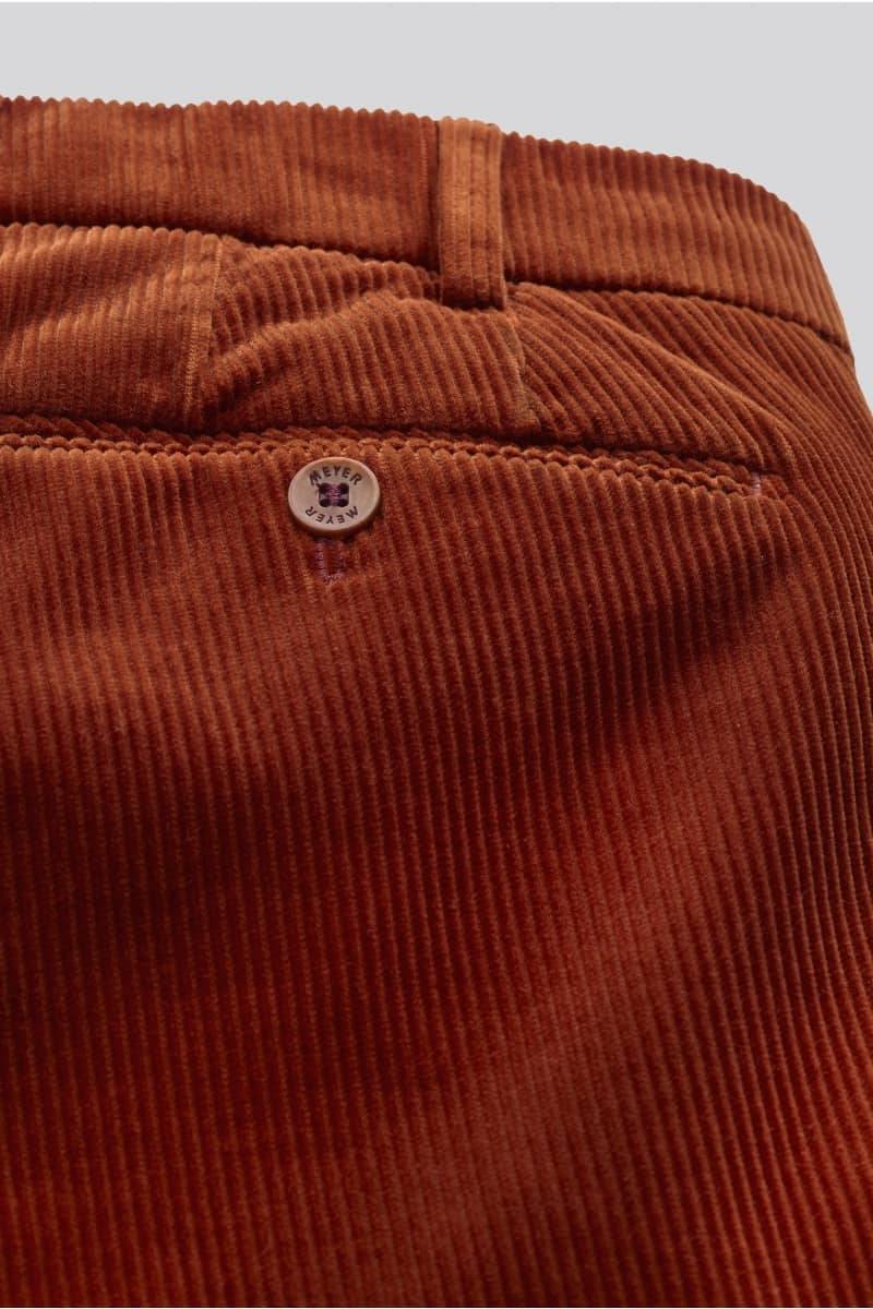 Meyer Pantalone ruggine meyer in velluto a coste luxury modern fit Spedizione gratuita
