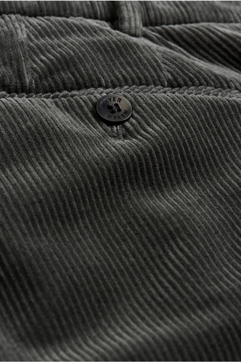 Meyer Pantalone grigio meyer in velluto a coste luxury modern fit Sconto di tempo limitato