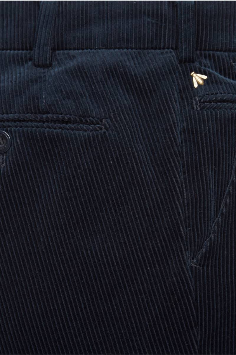 Meyer Pantalone blu meyer in velluto a coste luxury modern fit Negozio online di fabbrica