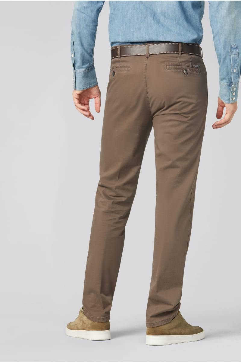 Meyer Pantalone tortora meyer in cotone stretch regular fit Grande vendita