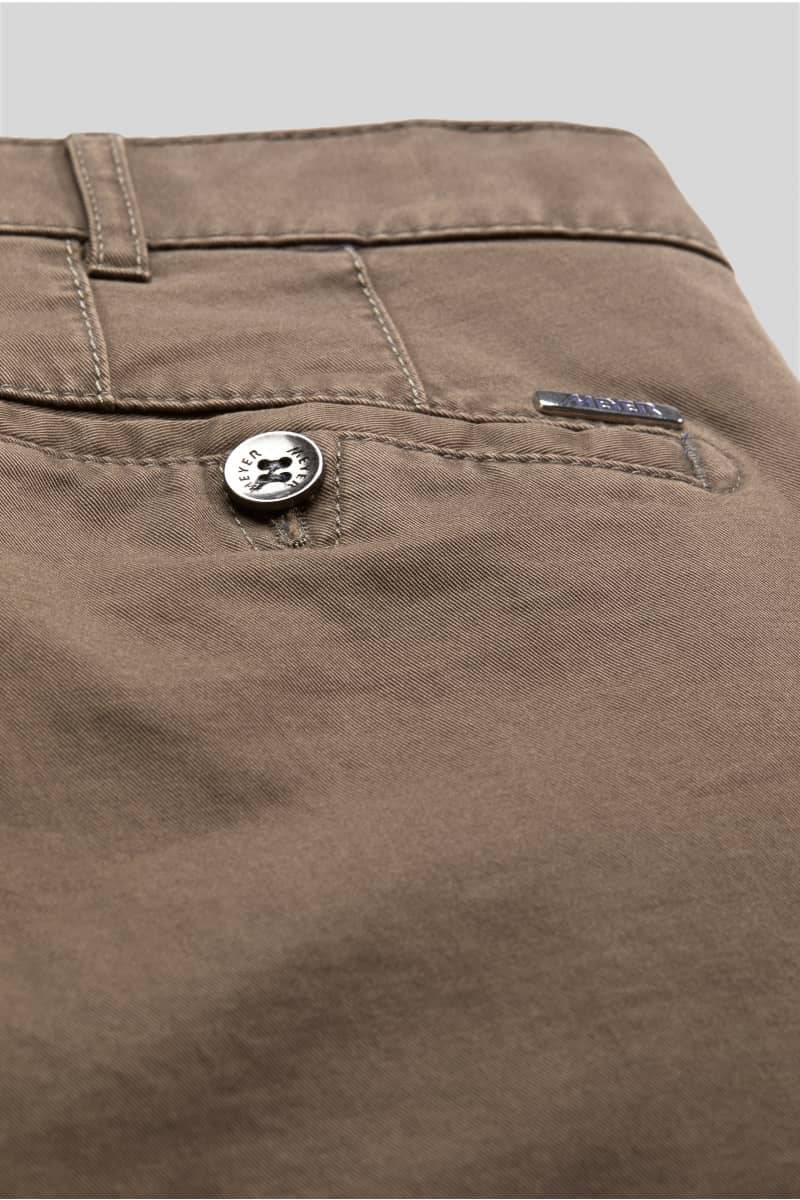 Meyer Pantalone tortora meyer in cotone stretch regular fit Grande vendita