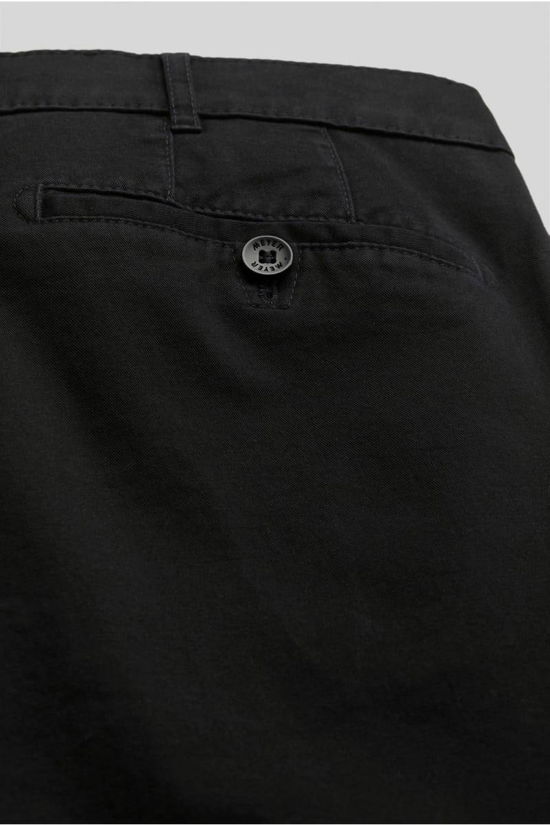 Meyer Pantalone nero meyer in cotone stretch regular fit Flash Sale