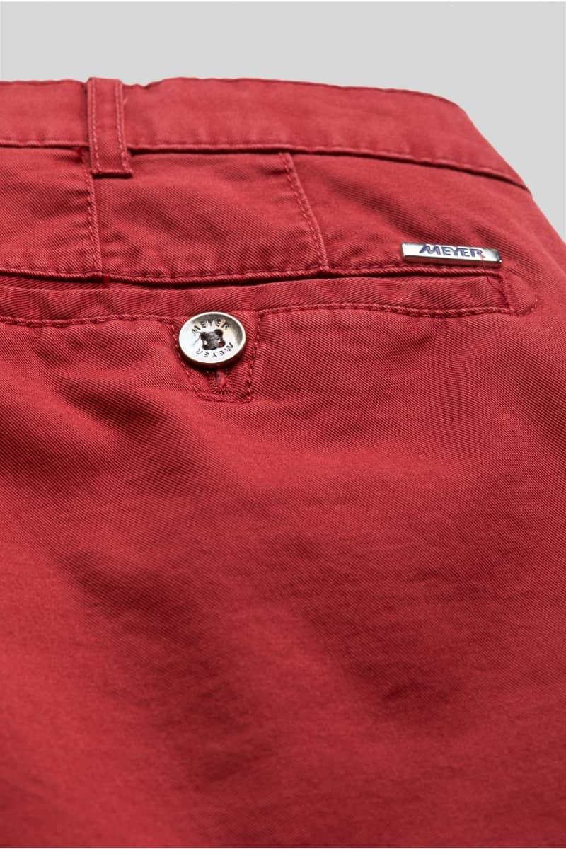 Meyer Pantalone rosso meyer in cotone stretch regular fit Fornitura limitata