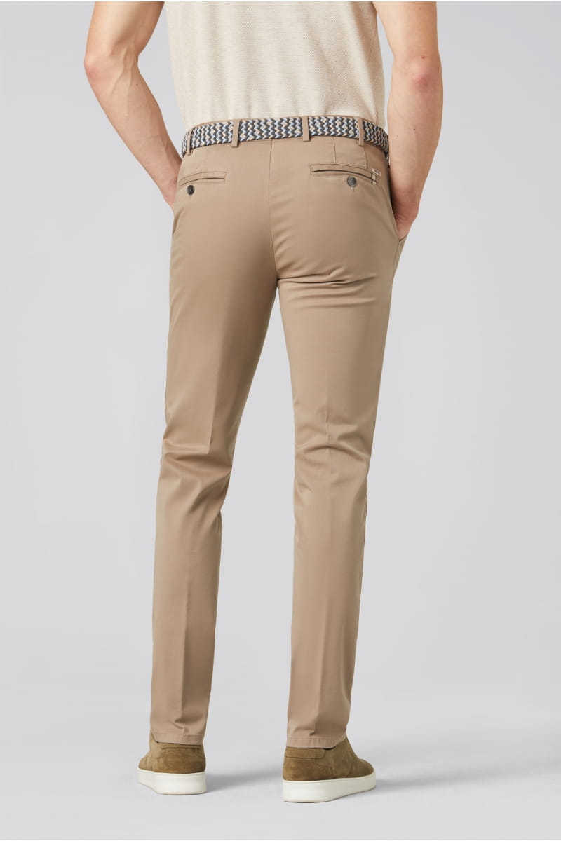 Meyer Pantalone cammello meyer in cotone fairtrade modern fit Vendite stagionali
