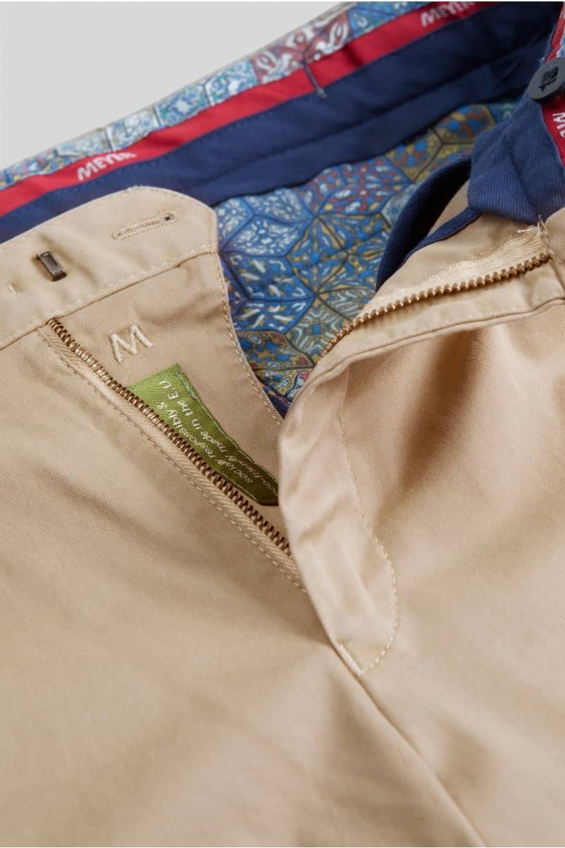 Meyer Pantalone cammello meyer in cotone fairtrade modern fit Vendite stagionali