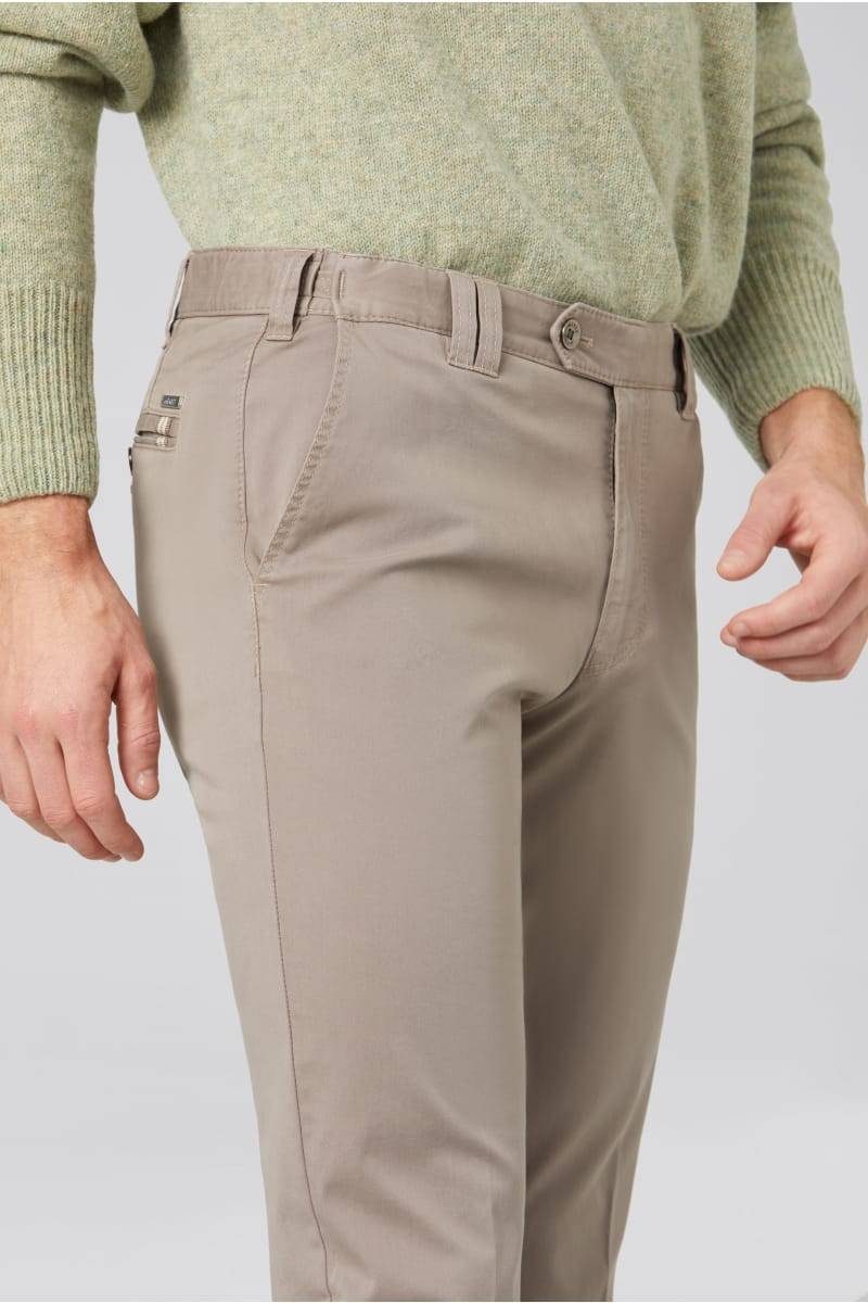 Meyer Pantalone tortora meyer in cotone fairtrade modern fit Black Friday