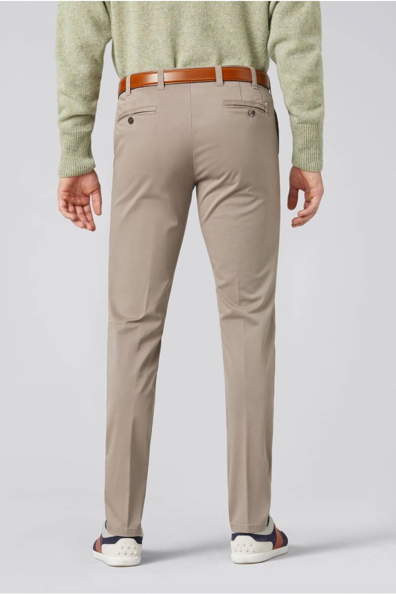 Meyer Pantalone tortora meyer in cotone fairtrade modern fit Black Friday