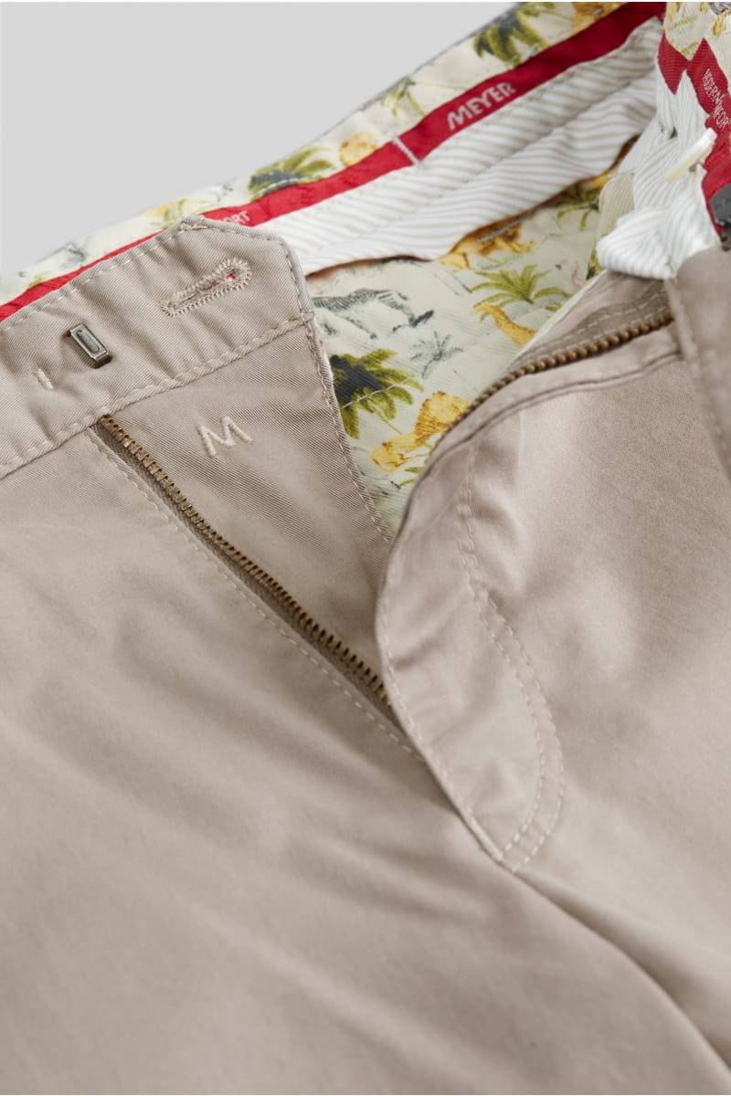 Meyer Pantalone tortora meyer in cotone fairtrade modern fit Black Friday