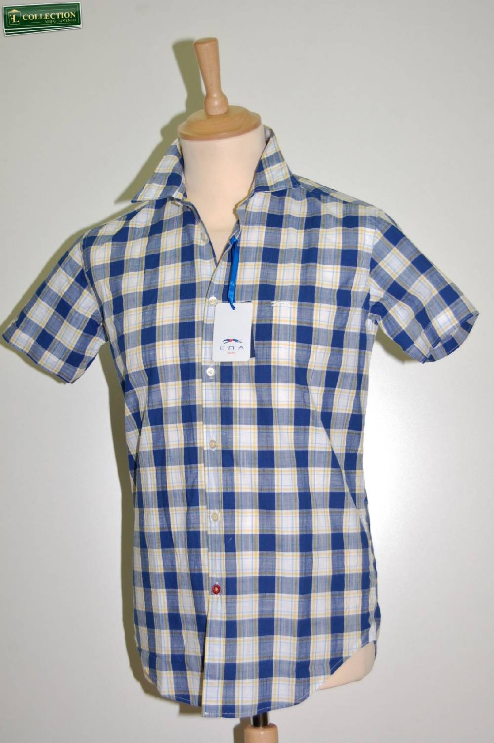 Era Milano Camicia moda slim fit maniche corte Era Milano Offerta per la Festa della Mamma