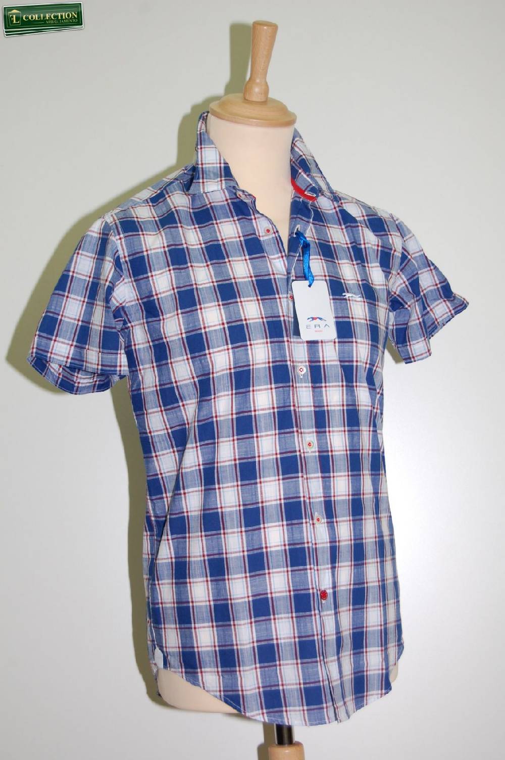 Era Milano Camicia moda slim fit maniche corte Era Milano Offerta per la Festa della Mamma