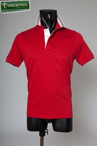 Bramante Polo t shirt bramante slim fit tre colori Smaltimento dello stoccaggio