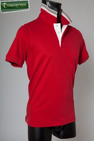 Bramante Polo t shirt bramante slim fit tre colori Smaltimento dello stoccaggio