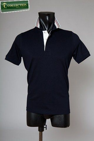 Bramante Polo t shirt bramante slim fit tre colori Smaltimento dello stoccaggio