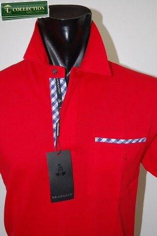 Bramante Polo t shirt maglia moda uomo bramante Offerta temporanea