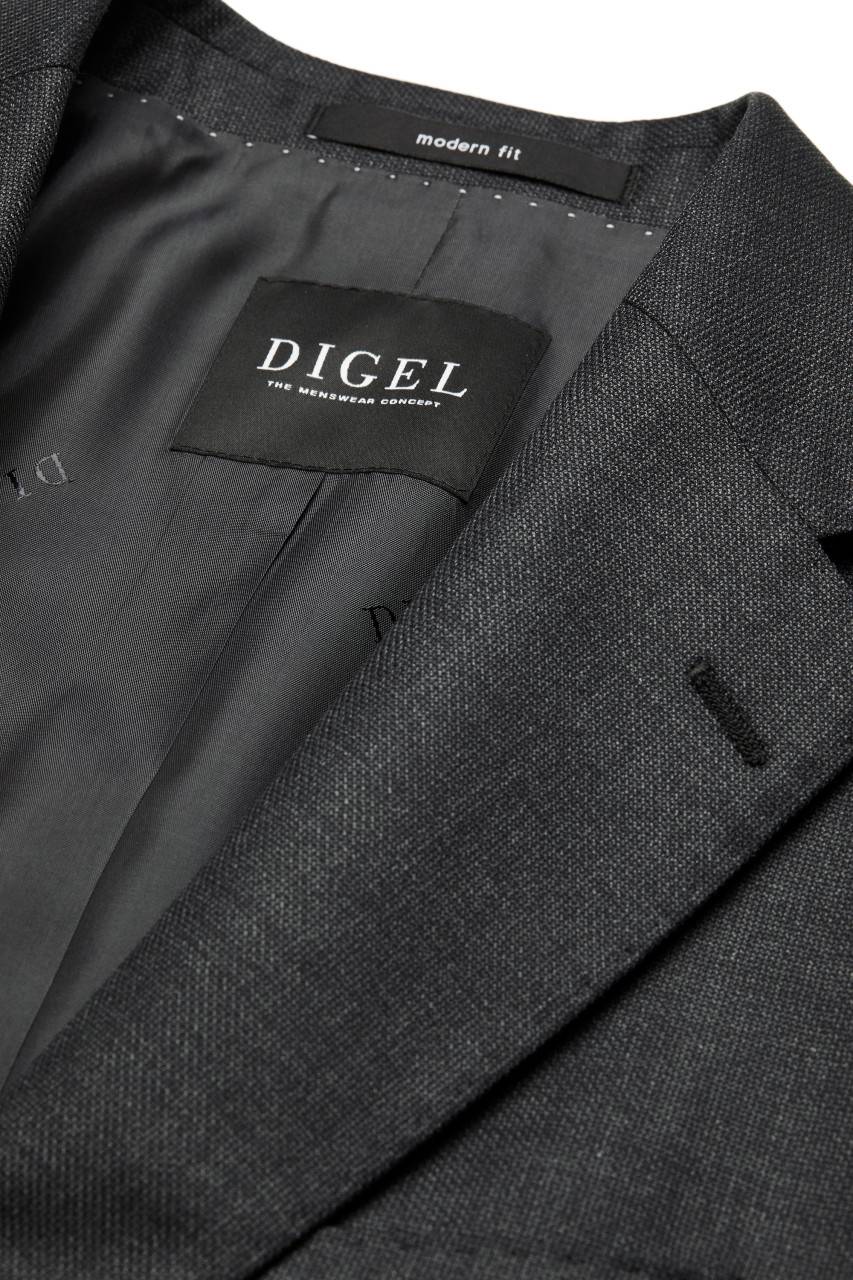 Digel Abito grigio scuro digel drop quattro corto in lana vitale barberis canonico Bestseller
